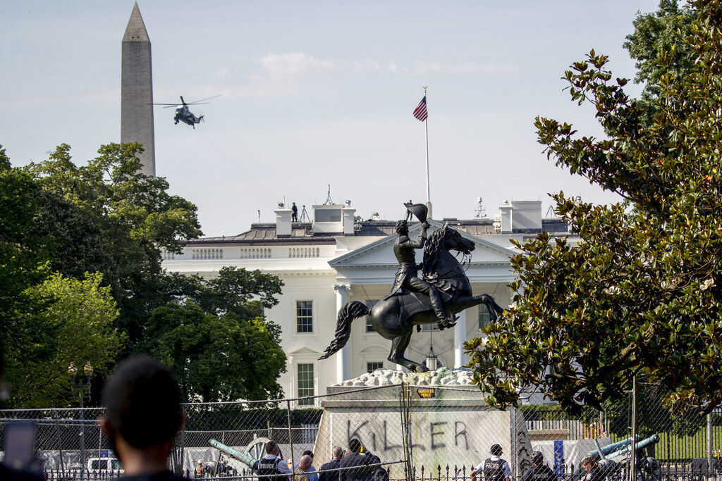 APTOPIX Trump Monument